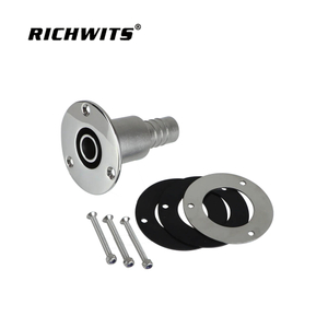 Pestillo para barco de acero inoxidable 316 con ajuste de piel de escape a través del casco