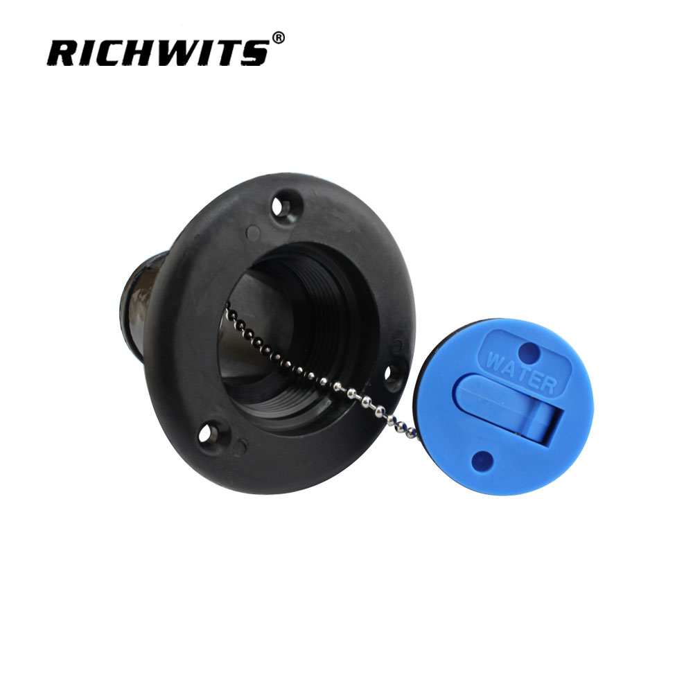 Marine Hardware Deck Filler Socket de Agua Plástico 38mm