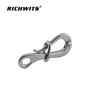 Gancho de liberación rápida de acero inoxidable 316 de 4'