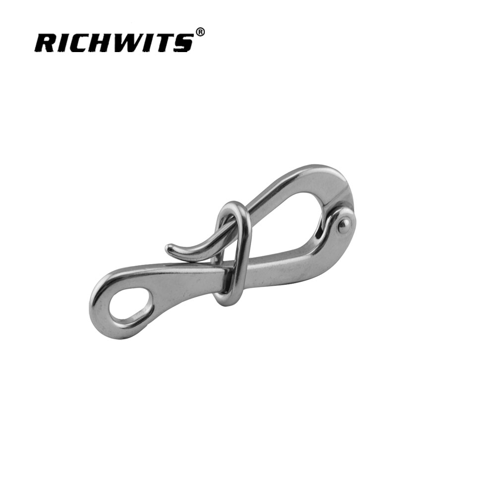Gancho de liberación rápida de acero inoxidable 316 de 4'