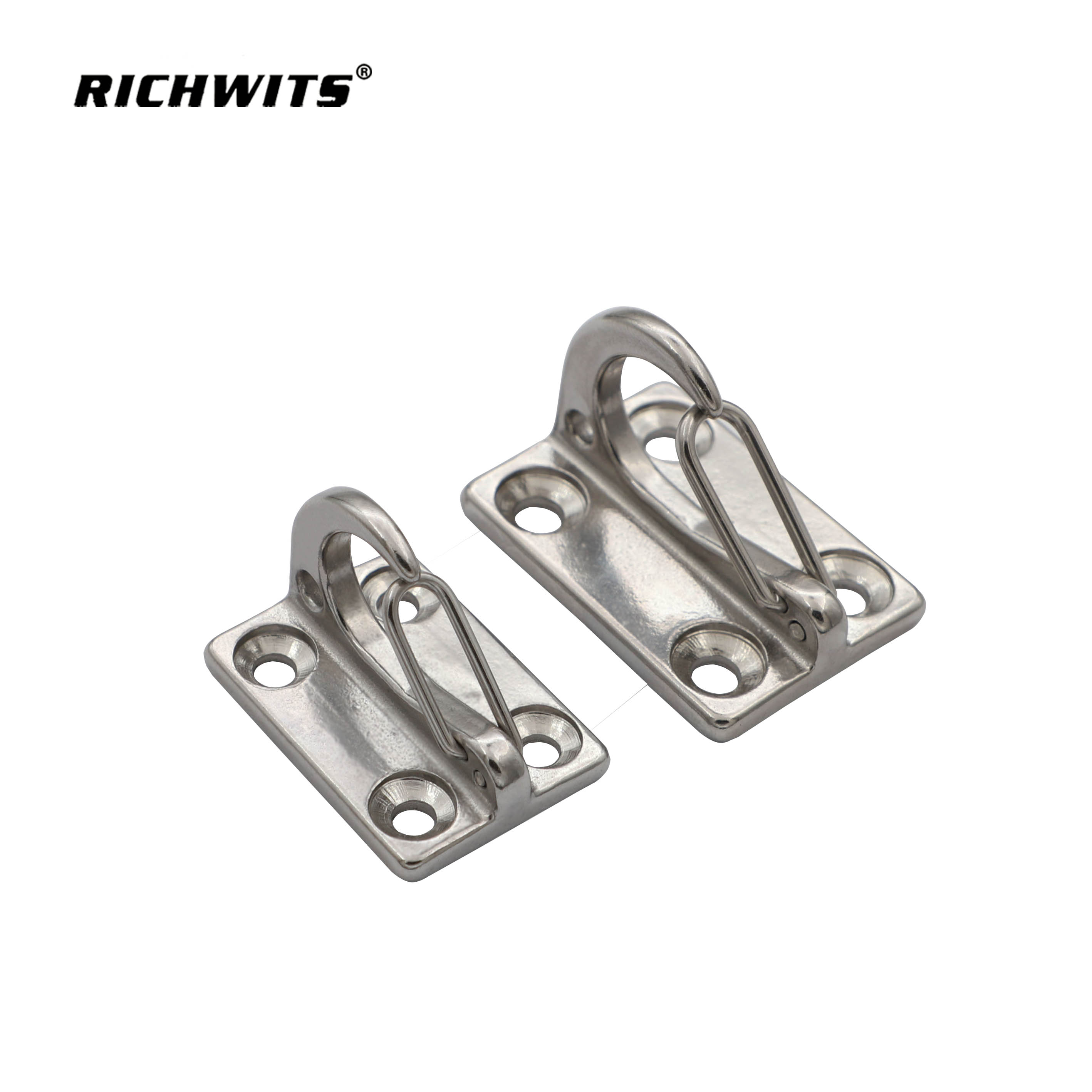 Mairne Hardware Gancho de defensa Gancho de defensa de resorte simple de acero inoxidable