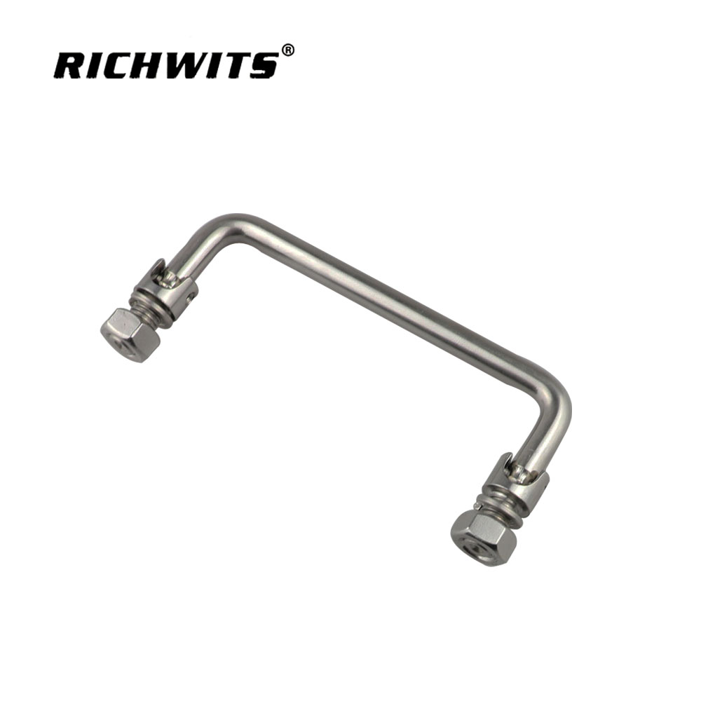  Tirador plegable de acero inoxidable 304 que puede girar de 90 mm a 180 mm