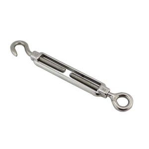 Tensor de cuerpo abierto europeo SS304 (gancho y ojo) M4-M20