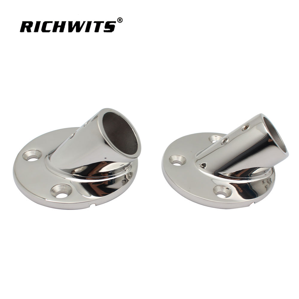 Base de montaje de riel marino de 45 grados de acero inoxidable 316