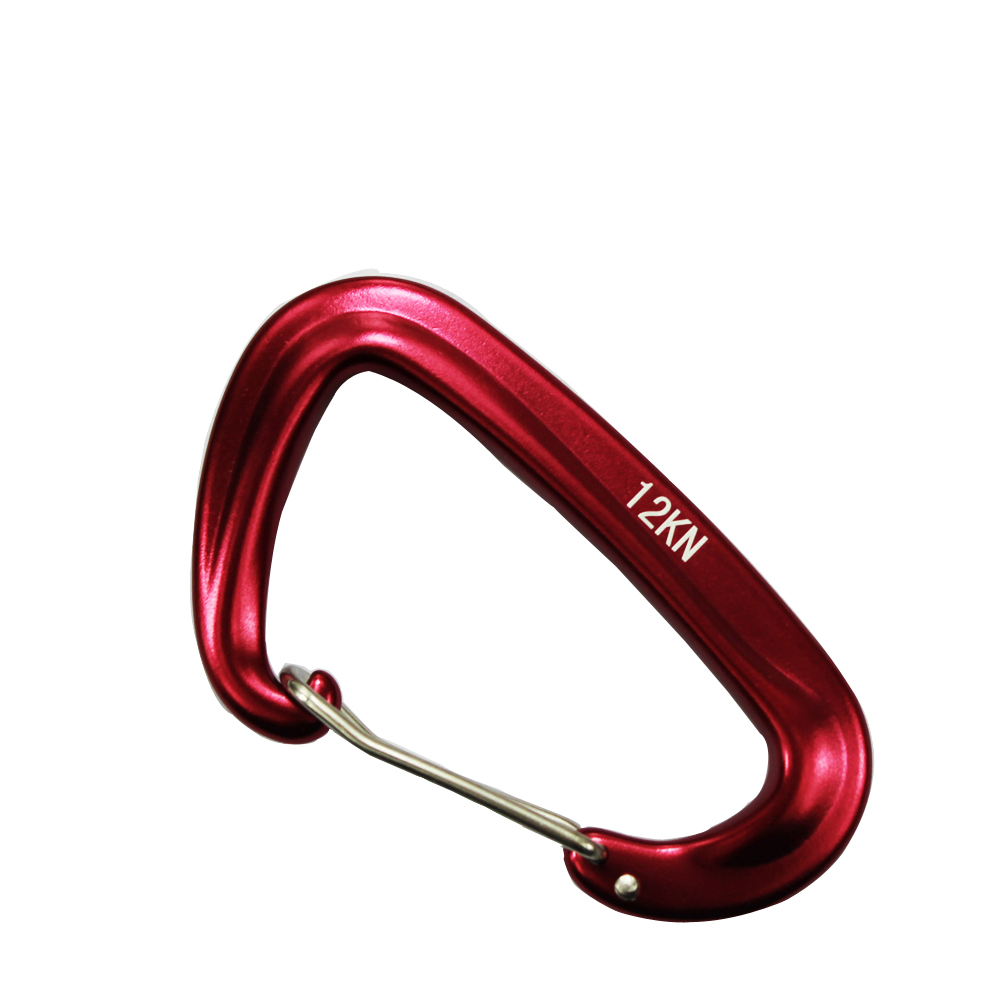 Mosquetón de camping de aluminio extensible 12KN