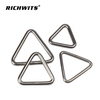 Anillo de metal con ajustador deslizante con hebilla triangular para correa de bolso, hebilla ajustable
