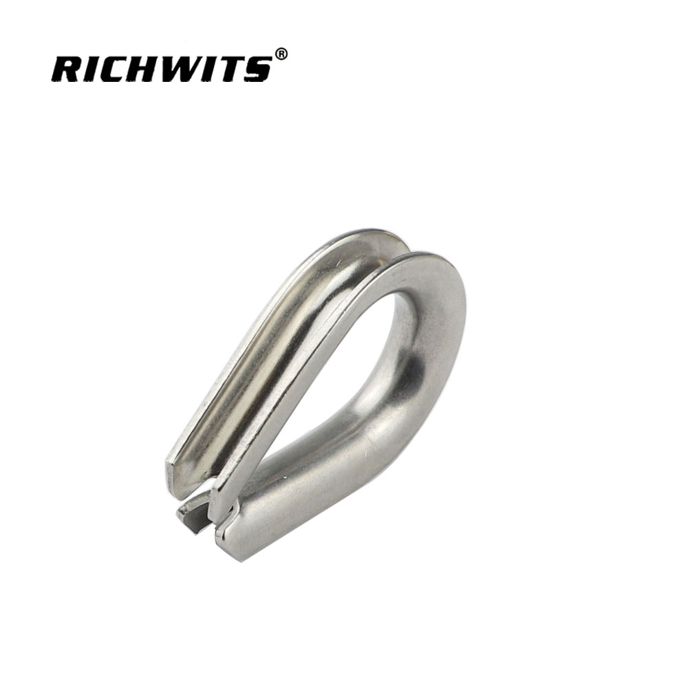 Dedal de cuerda de alambre de aparejo de acero inoxidable para clip