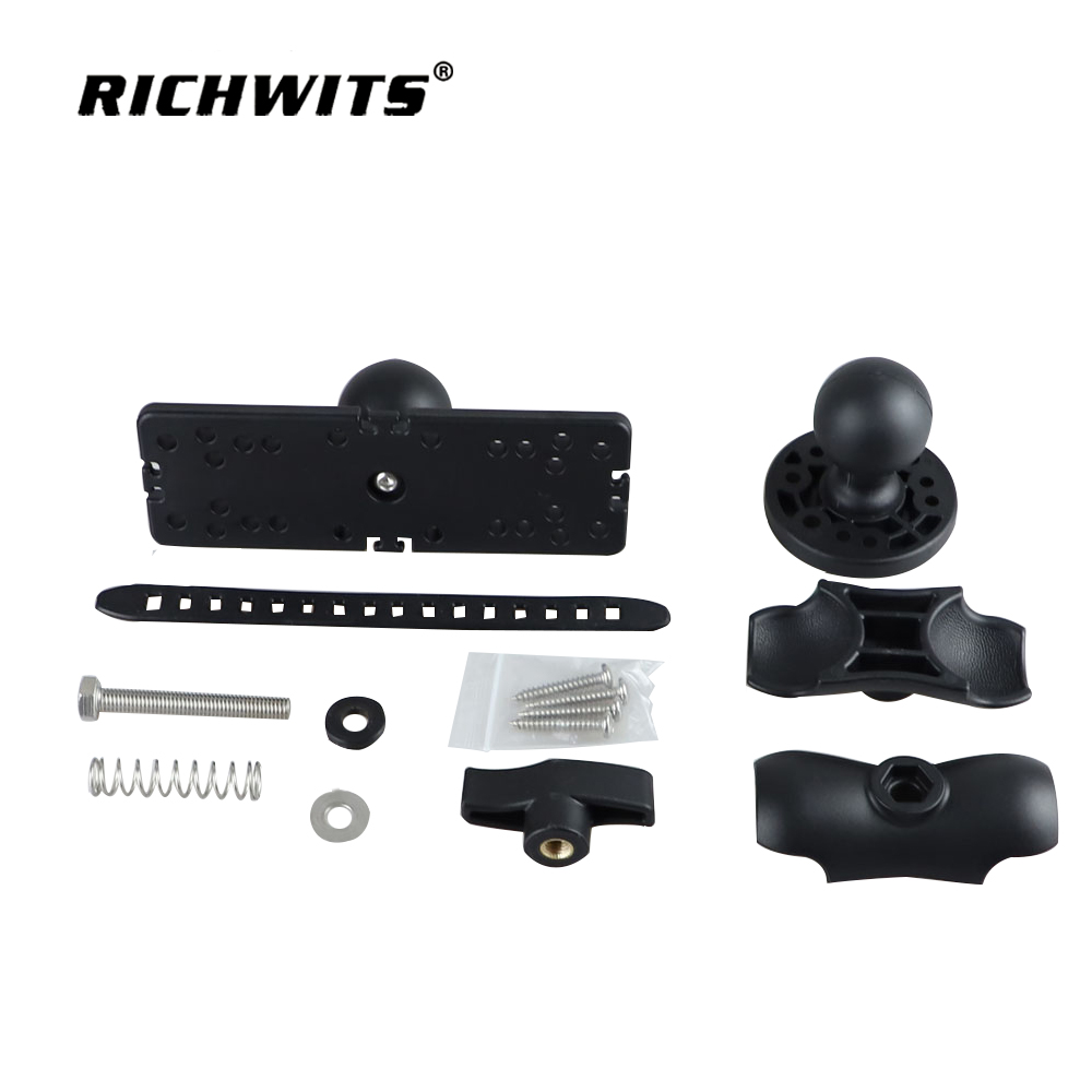 Soporte de hardware marino para buscador de peces, soporte de plástico para buscador de peces