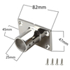  Hardware marino Acero inoxidable 316 Base de riel de 90 grados para yate de barco 22 mm 25 mm