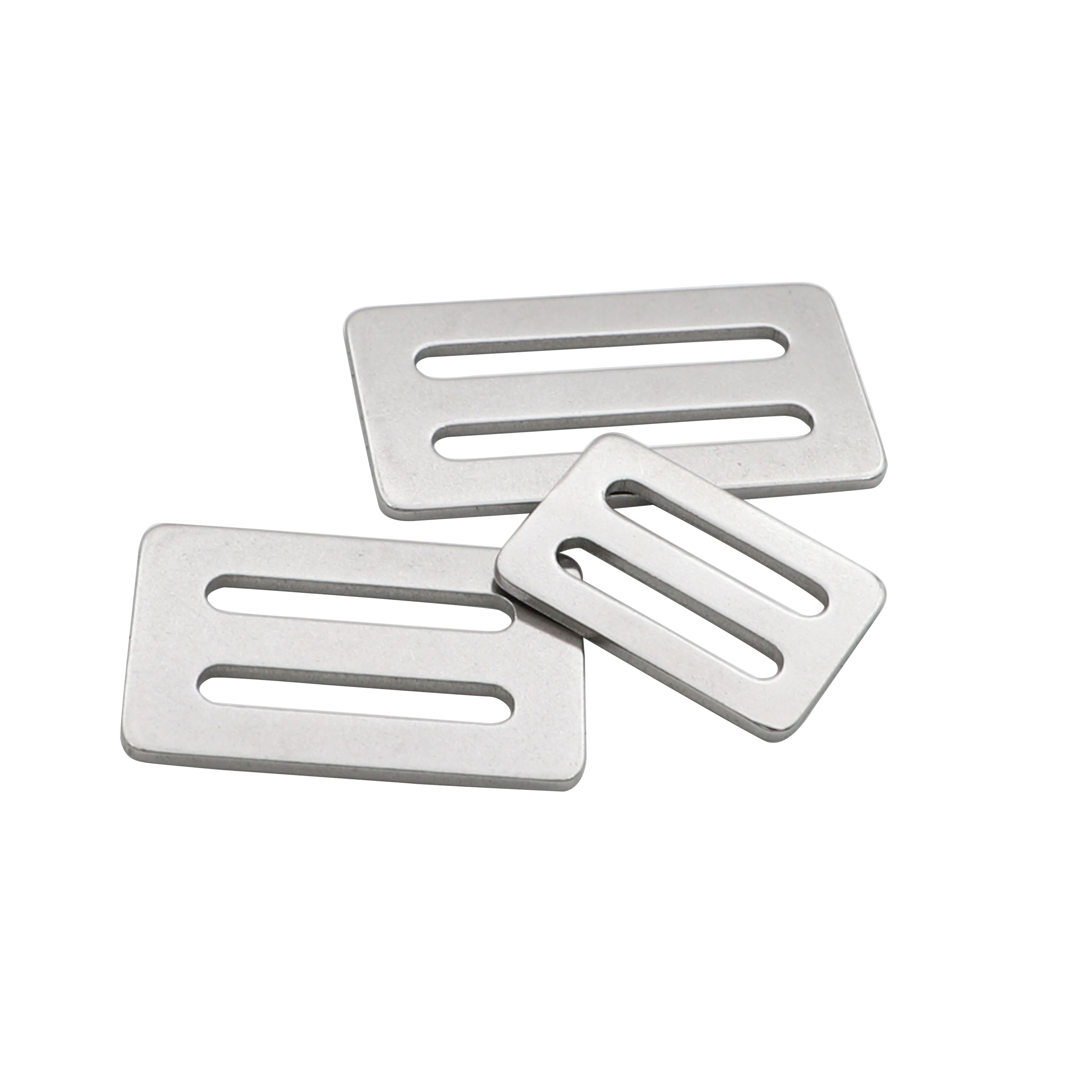 La leva del metal abrocha la hebilla formada día inoxidable de las correas de la hoja de acero 304