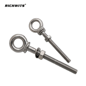 Perno de argolla de tornillo de elevación de rosca larga HX M6 M8 M10