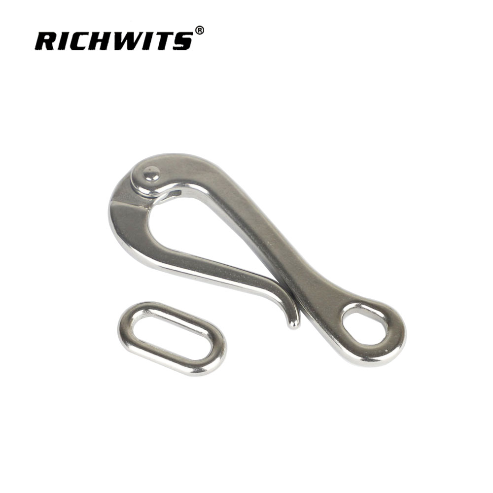 Gancho de liberación rápida de acero inoxidable 316 de 4'