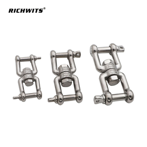 Hardware de aparejo Mandíbula de acero inoxidable y mandíbula giratoria de 4 mm a 20 mm
