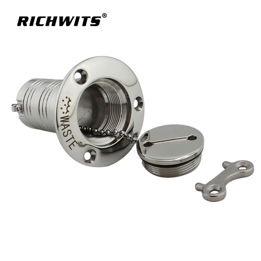 Relleno de cubierta de hardware marino con llave de acero inoxidable 316