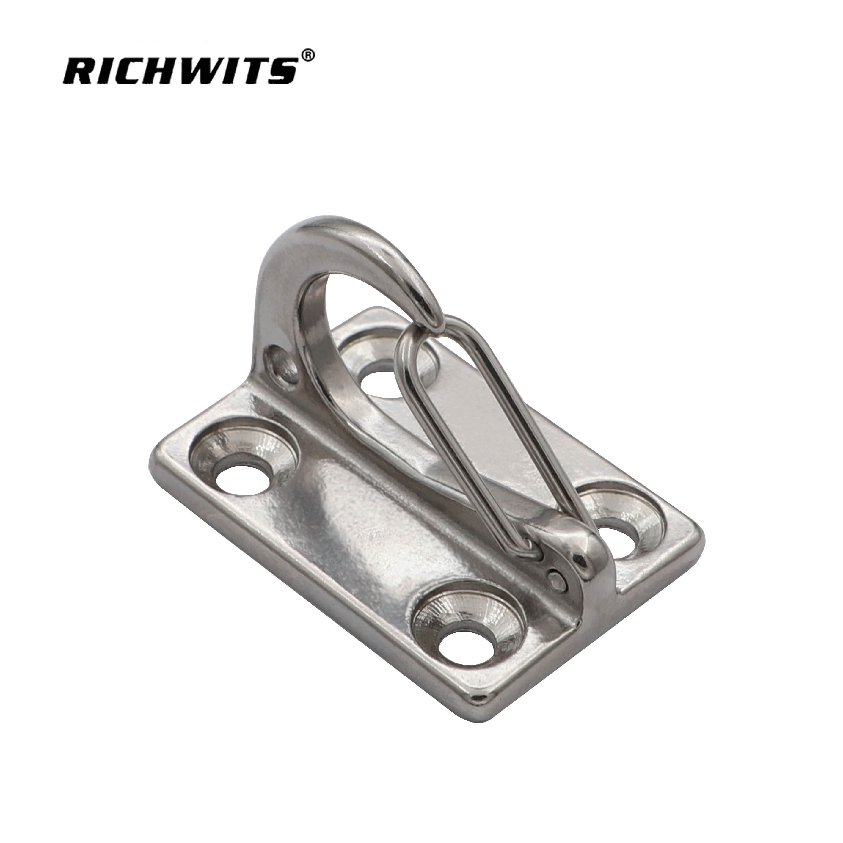 Mairne Hardware Gancho de defensa Gancho de defensa de resorte simple de acero inoxidable