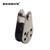 Bloque de polea SS304 de rueda de remolque de alambre colgante de cuerda de alambre 25mm ZB6606
