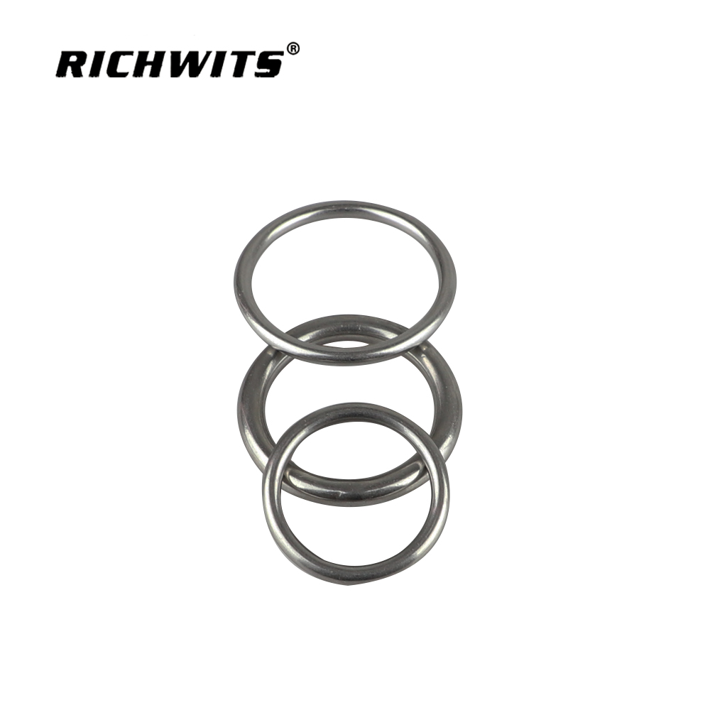 Anillo de metal Anillo redondo Anillos tóricos soldados