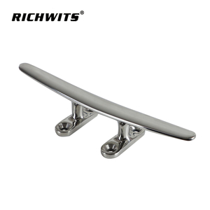 Cornamusa baja para barco de acero inoxidable