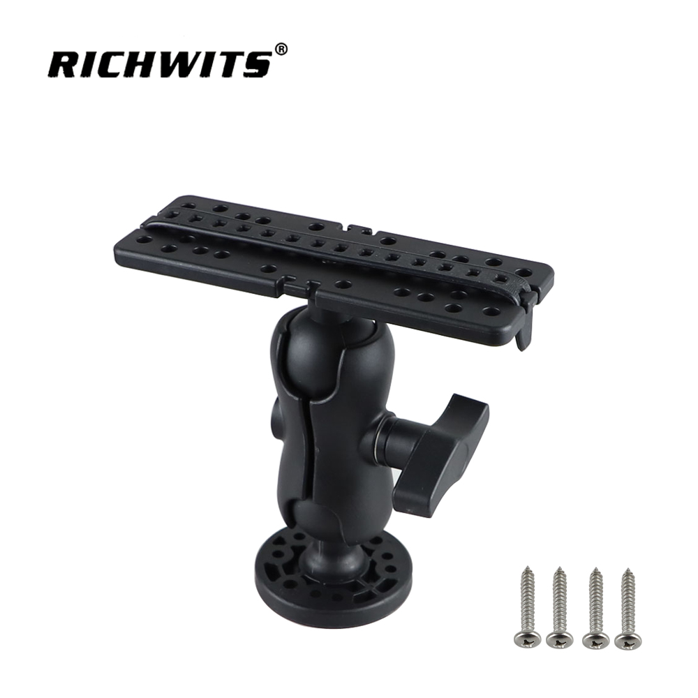 Soporte de hardware marino para buscador de peces, soporte de plástico para buscador de peces