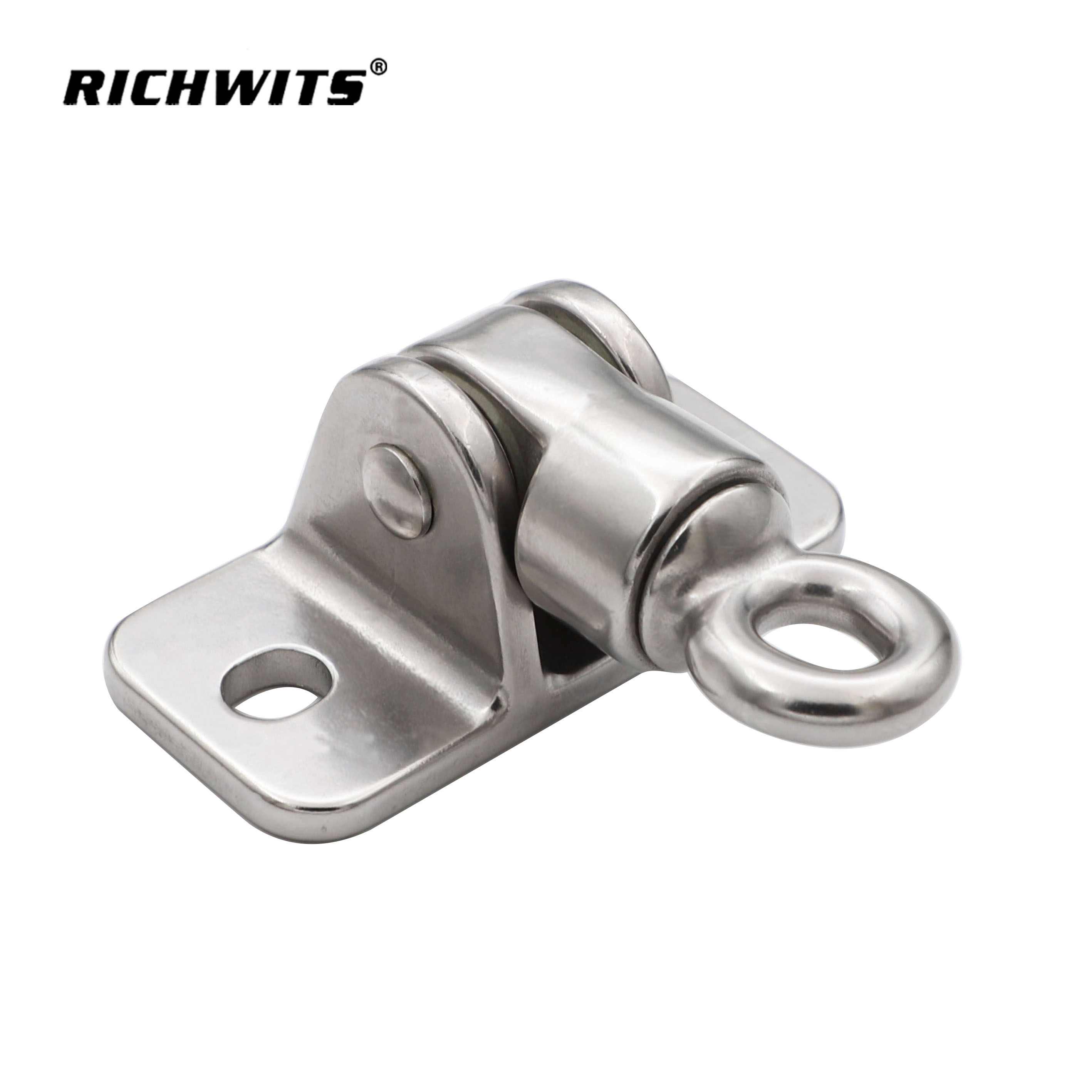  Kit para colgar hamaca con marco oscilante y anillo de placa giratoria de acero inoxidable