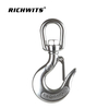 Gancho de cadena de grúa deslizante con ojo giratorio de acero inoxidable 150 kg-1500 kg