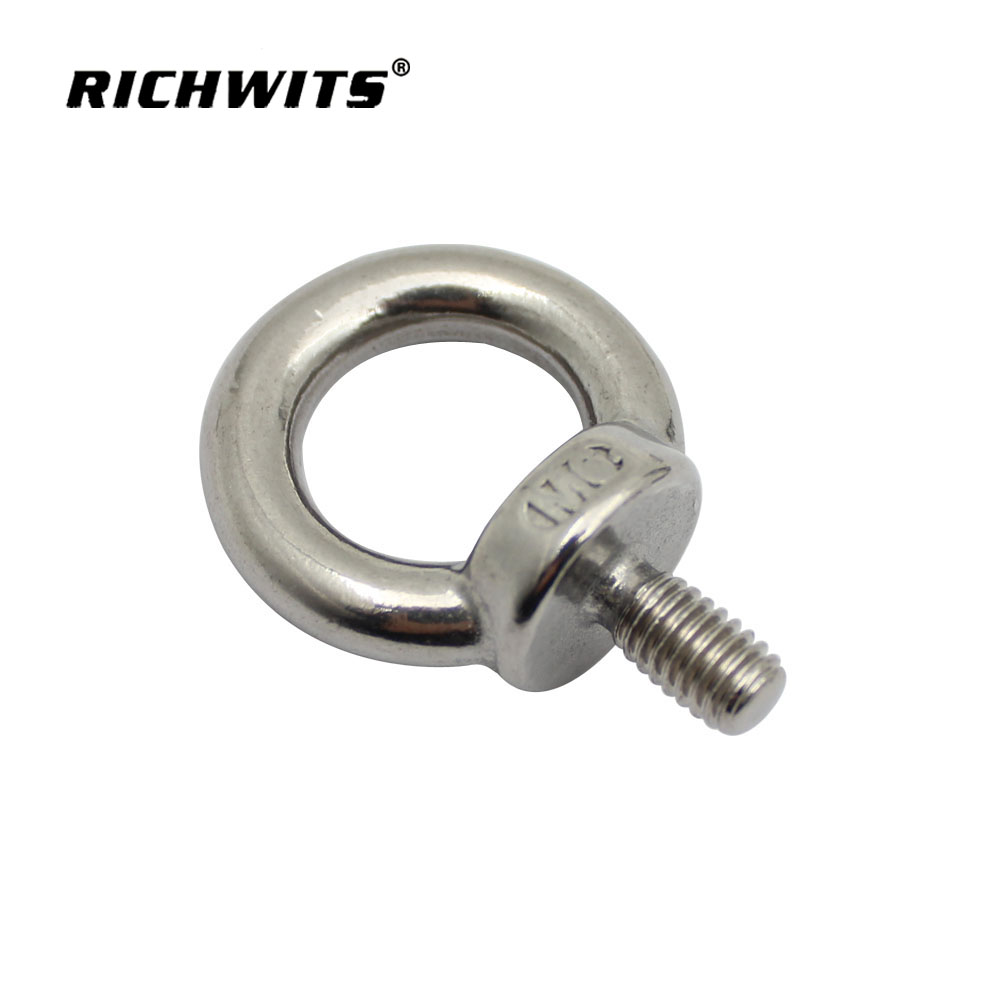 Fabricación de tornillos de cáncamo de acero inoxidable DIN 580 