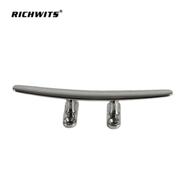 Cornamusa baja para barco de acero inoxidable