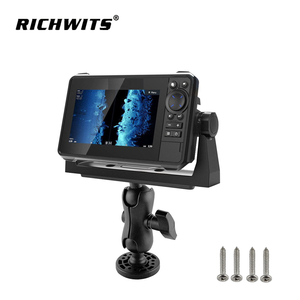 Soporte de hardware marino para buscador de peces, soporte de plástico para buscador de peces