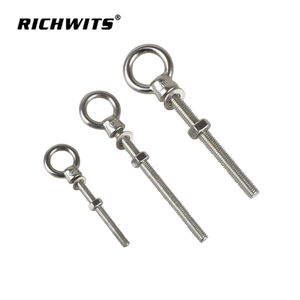 Pernos de ojo de acero inoxidable 316 de mango largo M6-M12