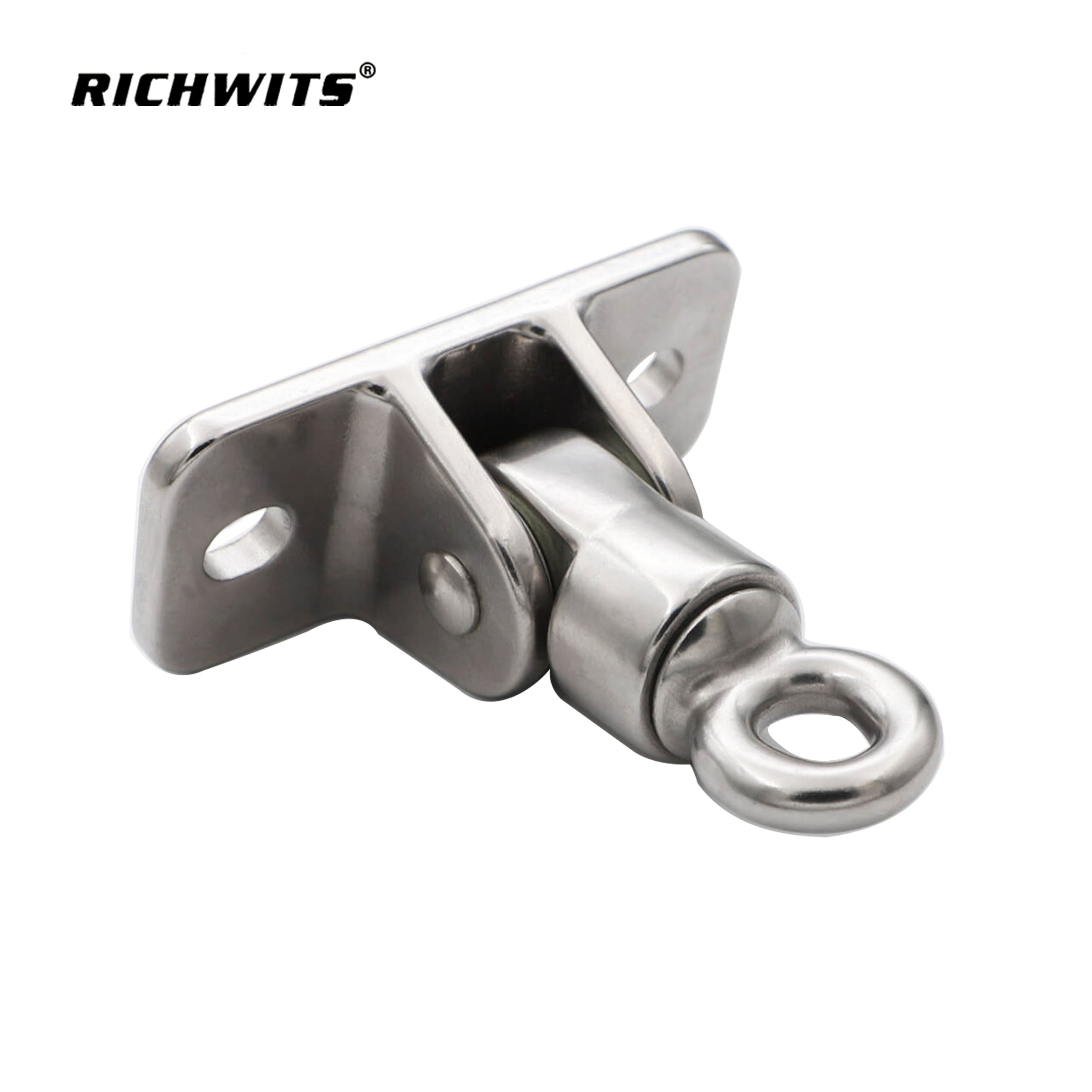  Kit para colgar hamaca con marco oscilante y anillo de placa giratoria de acero inoxidable