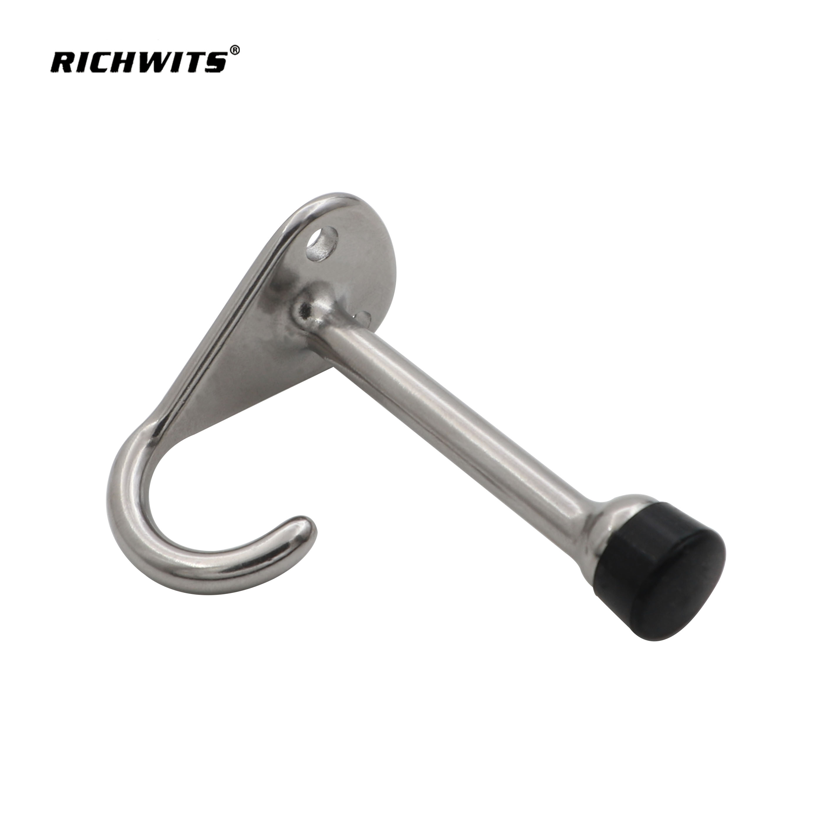 Colgador de pared para paños de fundición de acero inoxidable