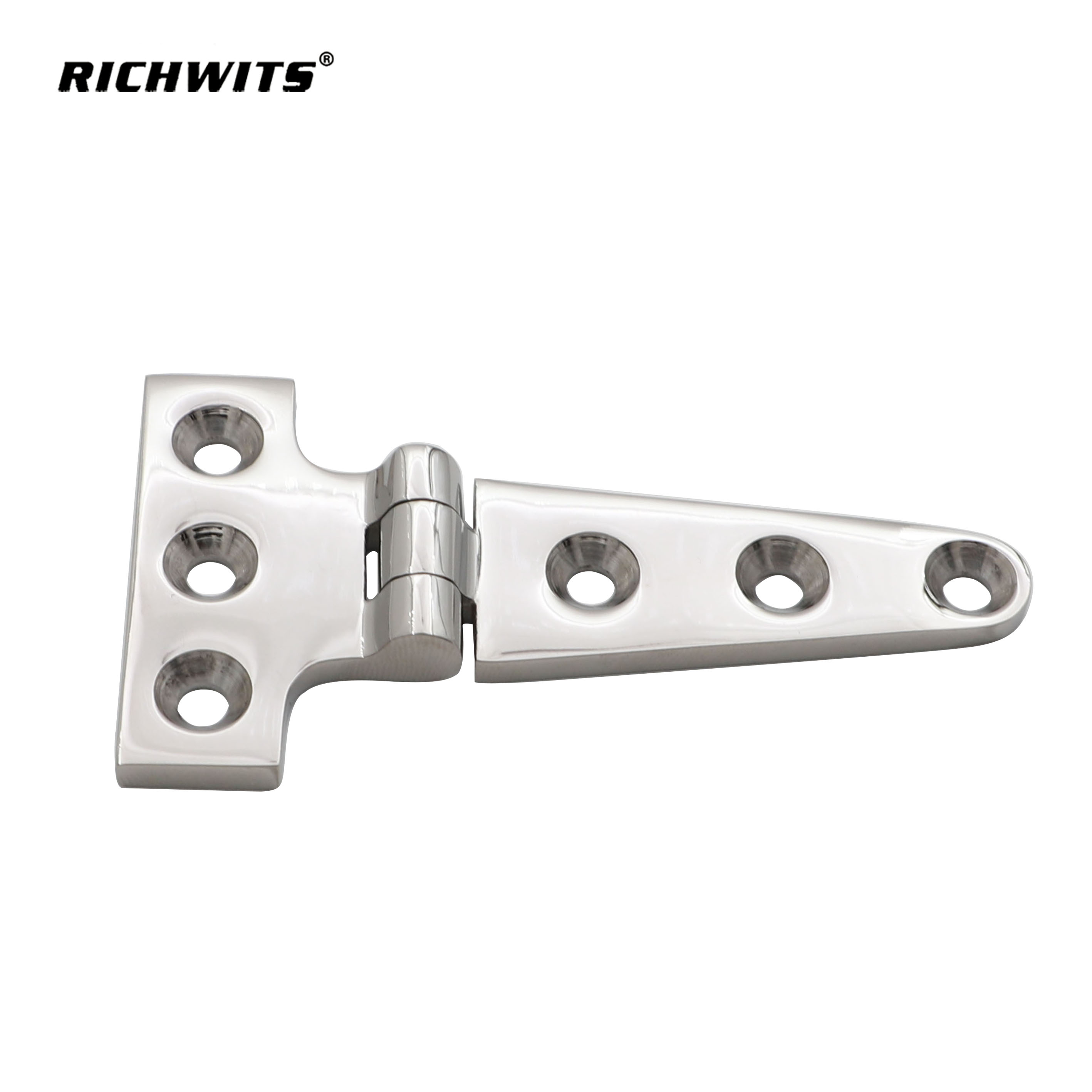 Hardware Bisagra en forma de T de acero inoxidable 316 para barco yate Rv.