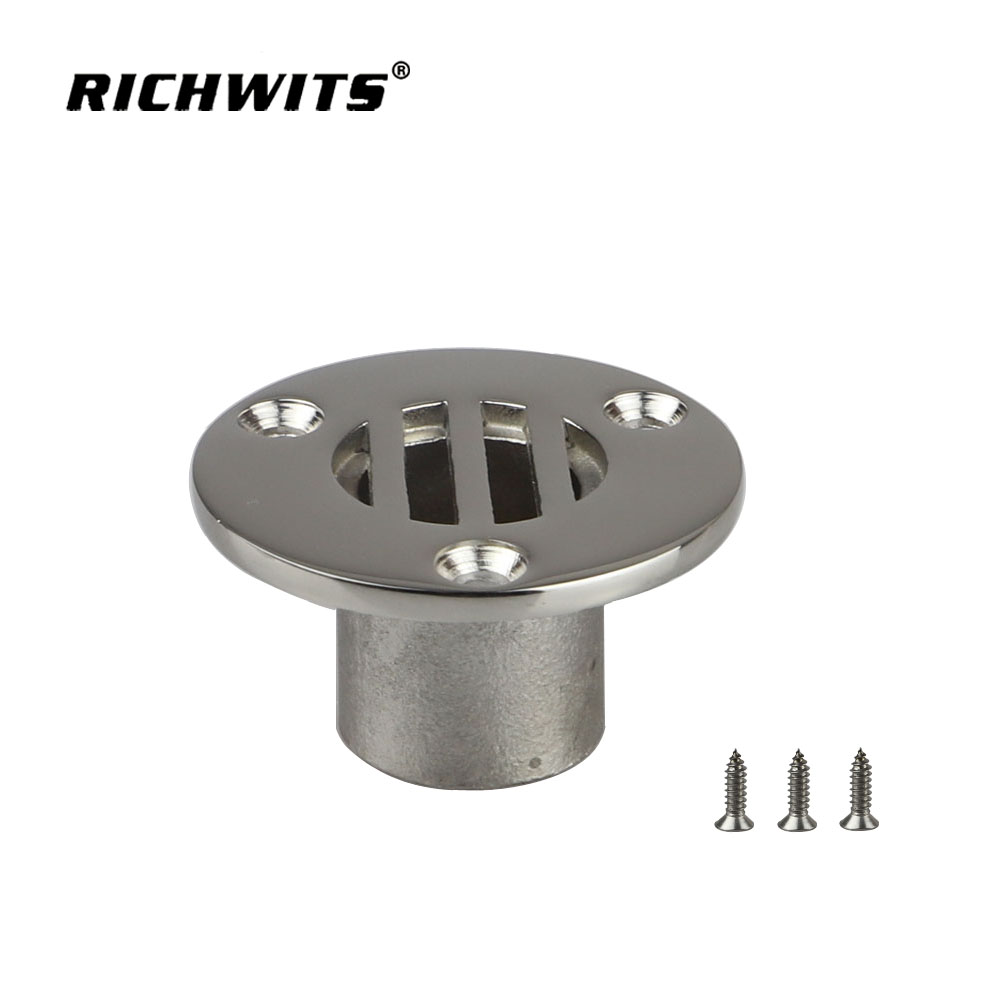 Hardware marino, ventilación de tanque, barco a través del casco, drenaje de piso de cubierta, 25mm