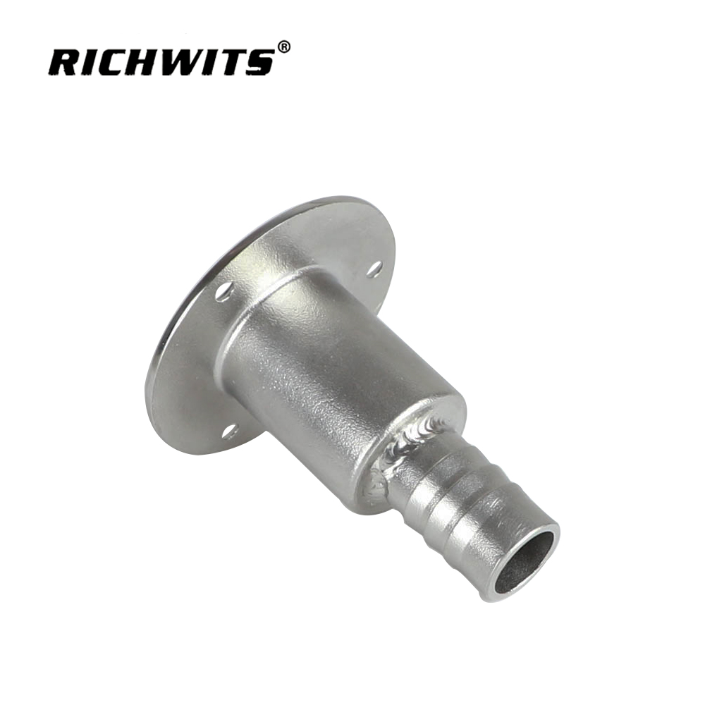 Pestillo para barco de acero inoxidable 316 con ajuste de piel de escape a través del casco