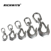 Gancho de cadena de grúa deslizante con ojo giratorio de acero inoxidable 150 kg-1500 kg