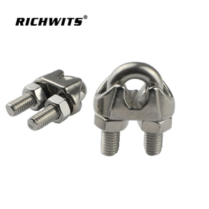 Clips para cables Clips para cables de acero maleable Abrazadera para cuerda