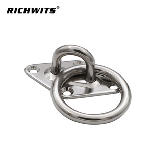 Ojo con almohadilla de diamante de acero inoxidable de grado marino con anillo de 5 mm a 10 mm