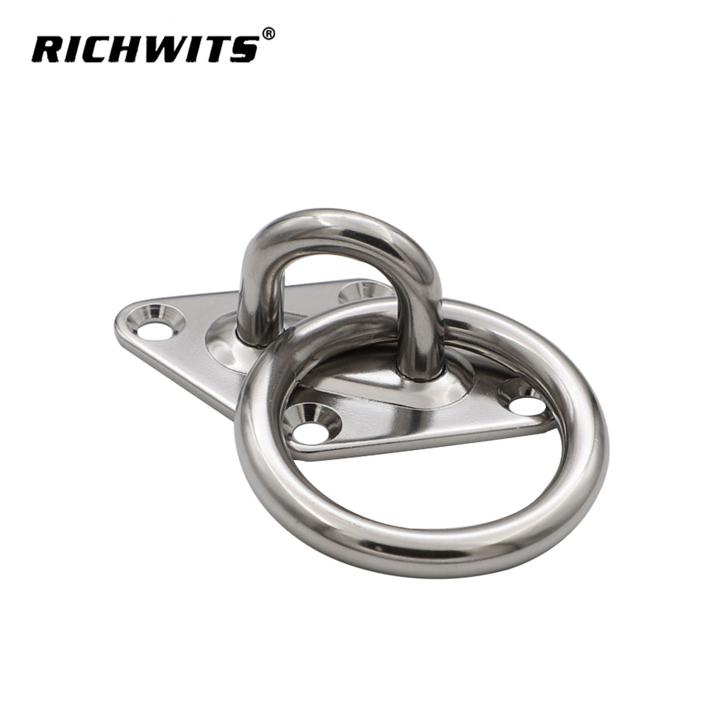 Ojo con almohadilla de diamante de acero inoxidable de grado marino con anillo de 5 mm a 10 mm