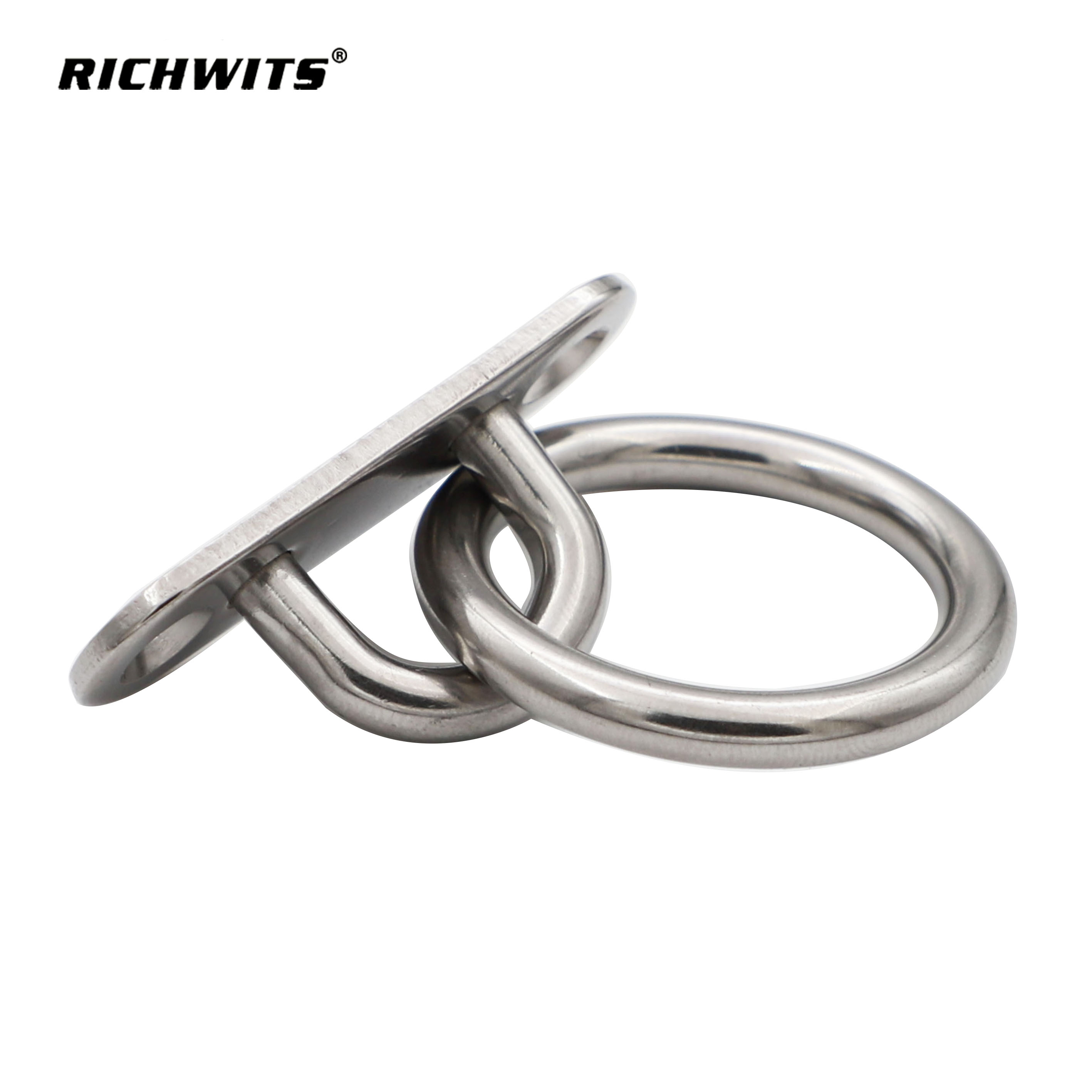 Ojo de almohadilla oblongo de acero inoxidable 304 pulido 316 de 5 mm a 8 mm