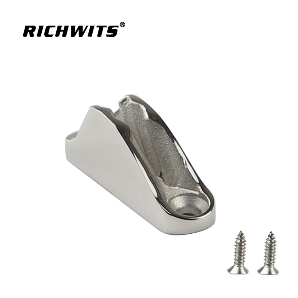 Hardware de aparejo de acero inoxidable 316 cornamusas para cubierta de barco 18*48mm
