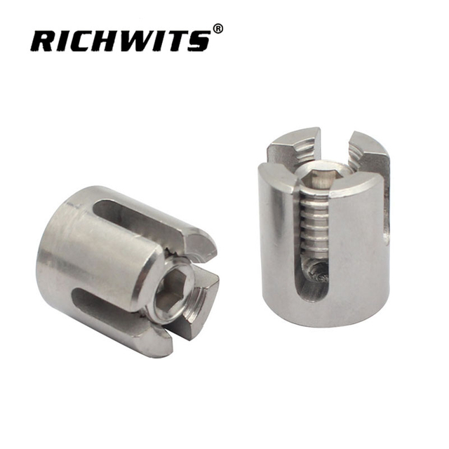  Abrazadera de enrejado cruzado de cuerda de alambre Clips cruzados de alambre de 5 mm Abrazadera de cuerda de alambre