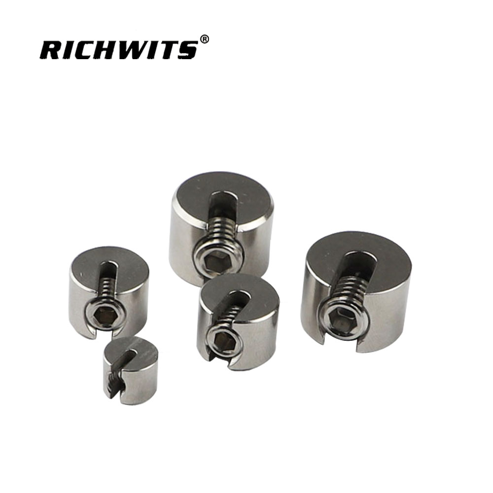 Clip de alta calidad de la cuerda de alambre de acero inoxidable del clip de la abrazadera del cable neto