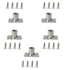  Hardware marino Acero inoxidable 316 Base de riel de 90 grados para yate de barco 22 mm 25 mm