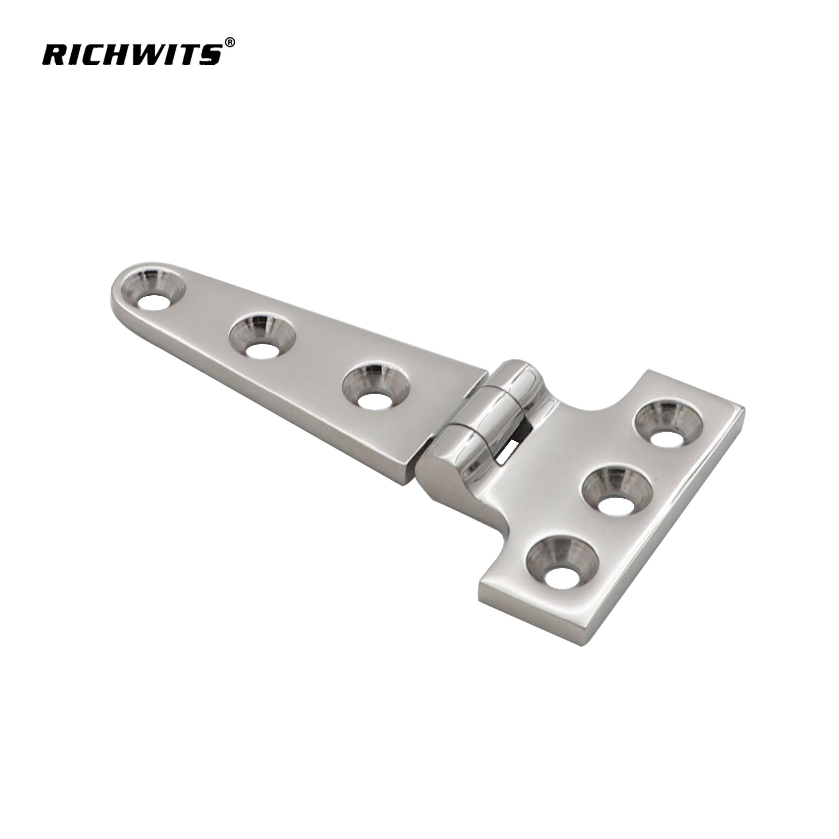 Hardware Bisagra en forma de T de acero inoxidable 316 para barco yate Rv.