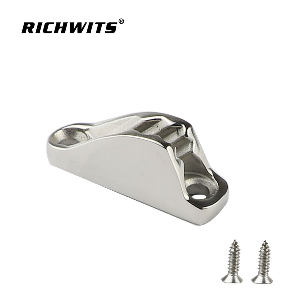 Hardware de aparejo de acero inoxidable 316 cornamusas para cubierta de barco 18*48mm