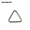 Anillo de metal con ajustador deslizante con hebilla triangular para correa de bolso, hebilla ajustable