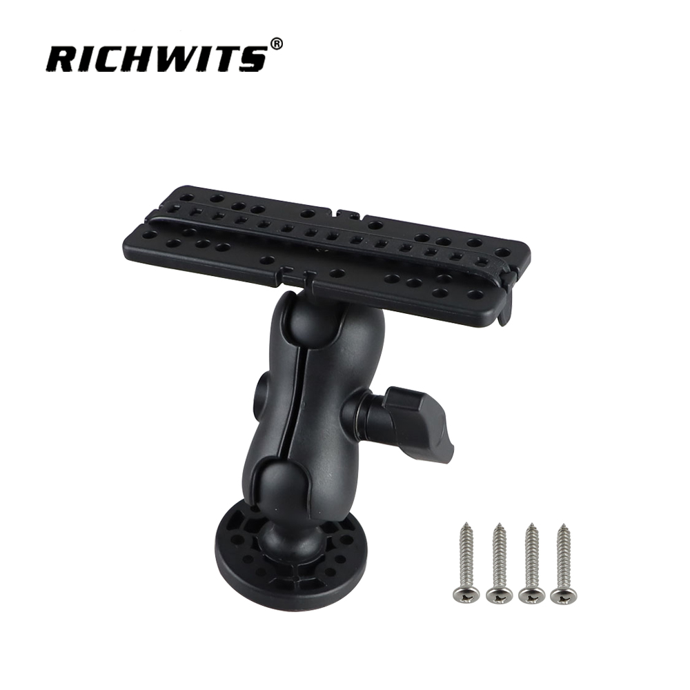 Soporte de hardware marino para buscador de peces, soporte de plástico para buscador de peces