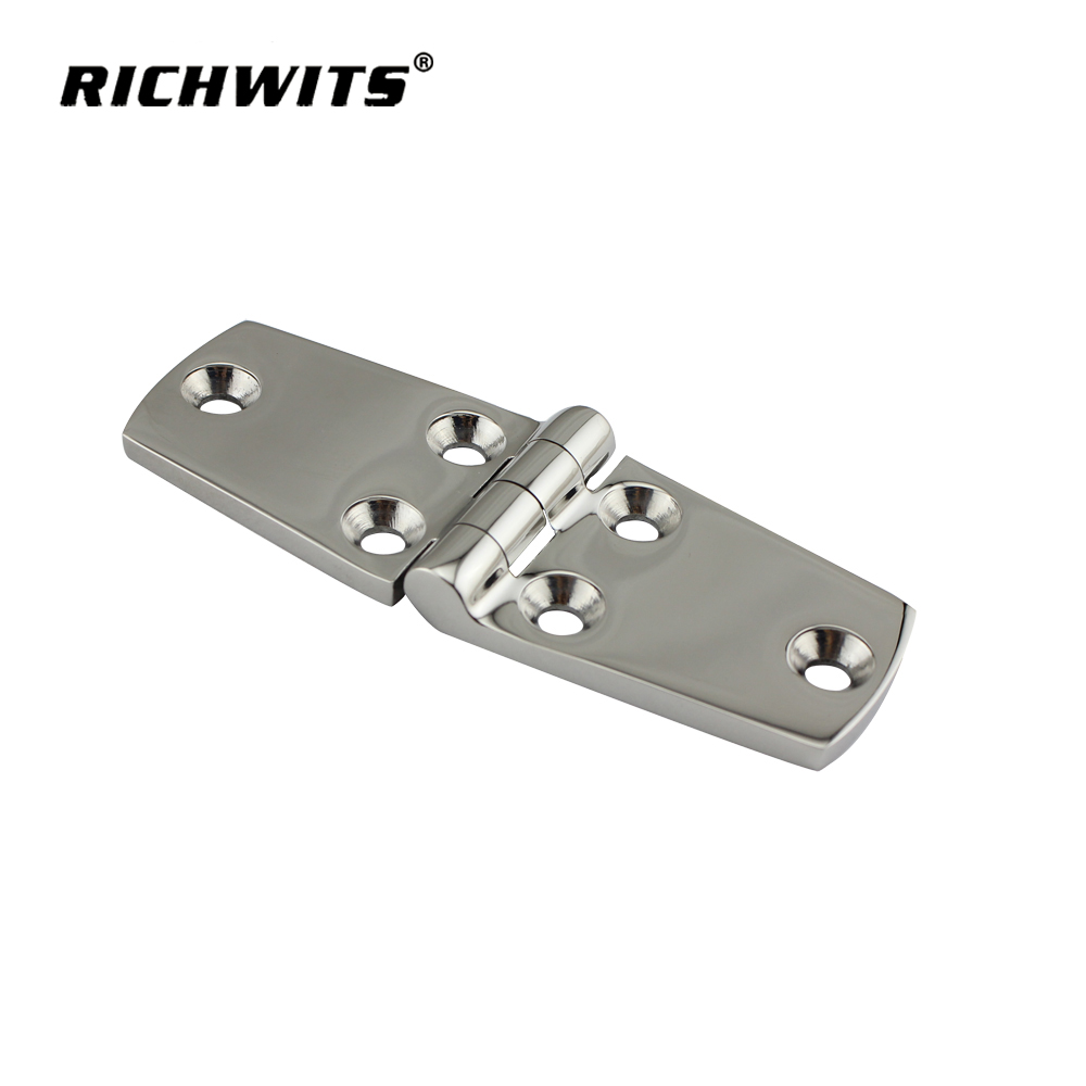 Bisagras de puerta de fundición pulidas Marine SS 316 para barco 38*76 mm