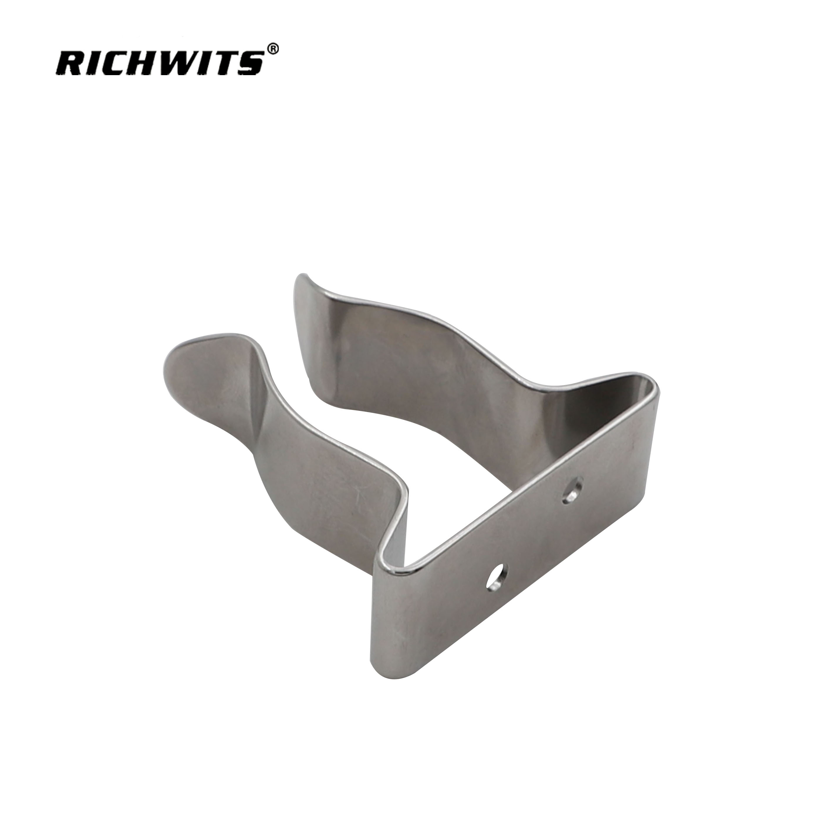 Marine Hardware Clip de paleta/soporte para remo de acero inoxidable 316 de grado marino