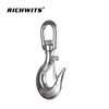 Gancho de cadena de grúa deslizante con ojo giratorio de acero inoxidable 150 kg-1500 kg
